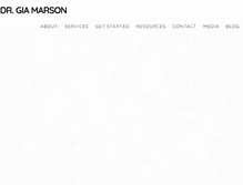 Tablet Screenshot of drgiamarson.com